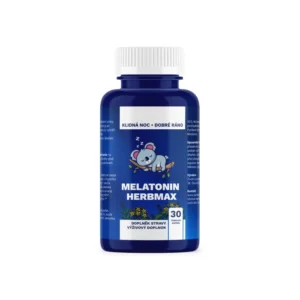 MELATONIN HERBMAX - Přírodní doplněk pro klidný spánek, 30 tablet